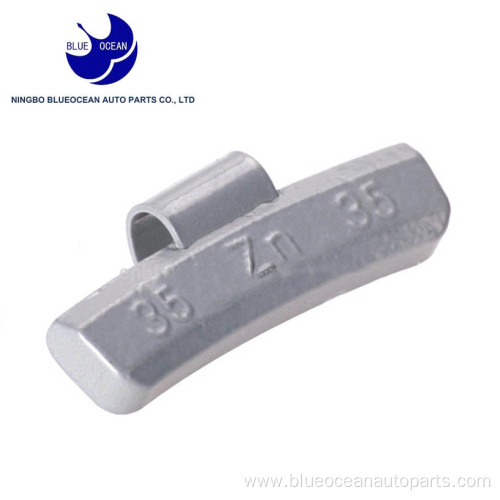 zn casting adhesive wheel weights clip for car